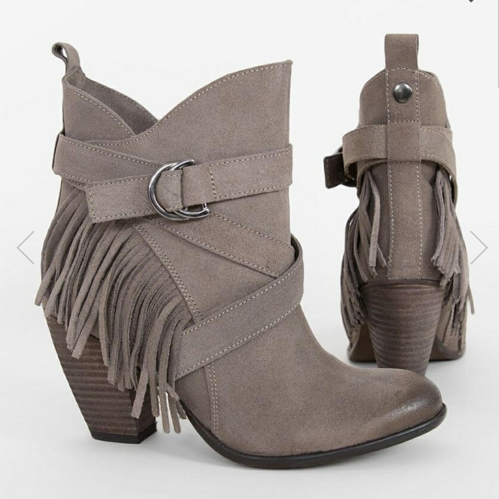 Naughty Monkey Wild Wink Fringe Bootie